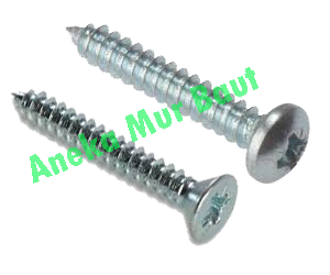 Tapping Screw sekrup PH dan FH Daftar Harga Aneka 