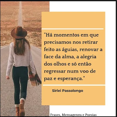 Frase de Sirlei Passolongo