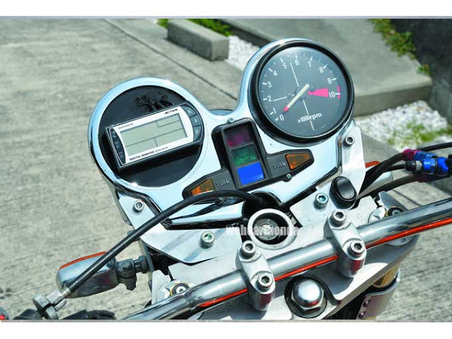 Honda CB 750 F Custom speedmeter