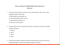 Latihan Soal UKG 2015 Sekolah Dasar ( SD )