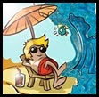 Dibujo playa