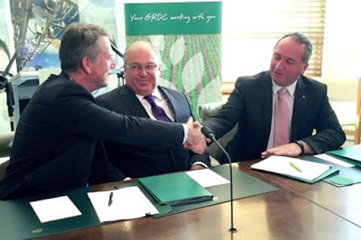 Grains Research and Development Corporation (GRDC) signs deal with BAYER