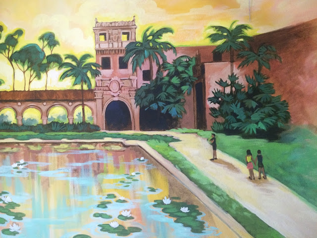 balboa park mural, balboa park san diego, balboa mural, southern california mural