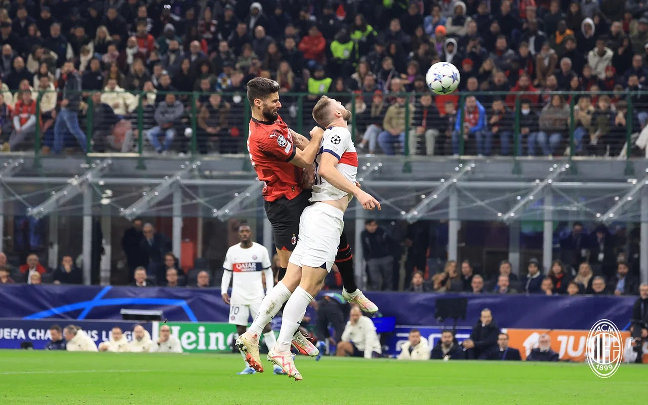 AC Milan seal comeback 2-1 win over Paris Saint-Germain at San Siro