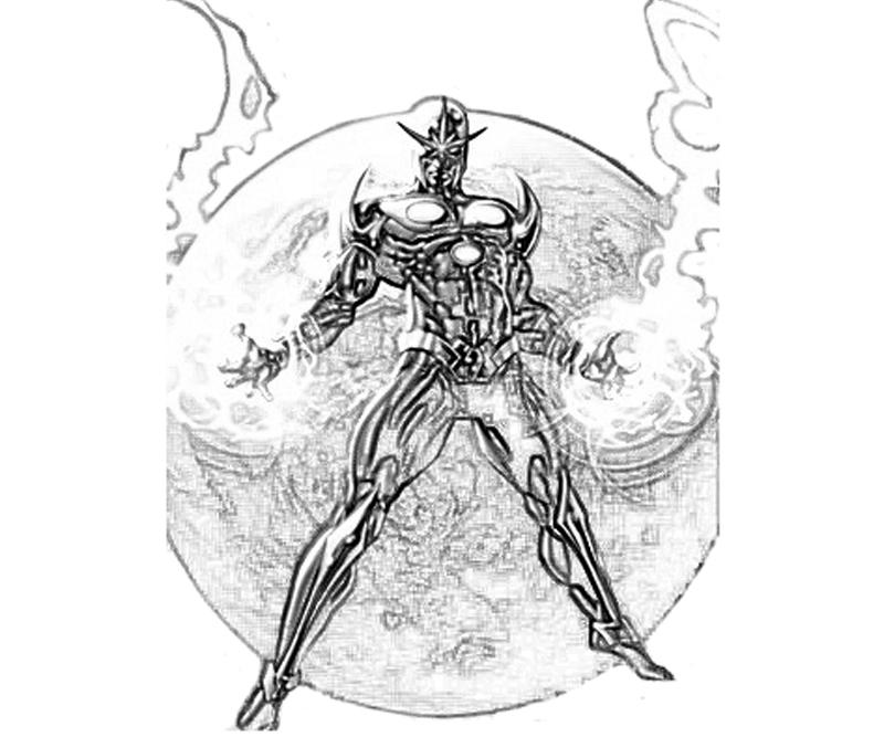 printable-marvel-vs-capcom-nova_coloring-pages