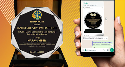 Plakat Berdasarkan Permintaan Pelanggan (on demand) dari Kantor BPN Kabupaten Bandung