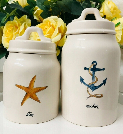 Vintage Coastal Canisters