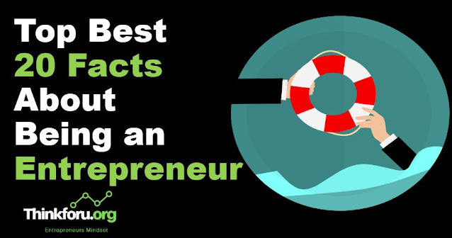 Cover Image of Top Best 20 Facts About Being an Entrepreneur