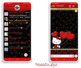 Hello Kitty Red Theme For YOWhatsApp & Fouad WhatsApp By Natalia Luz