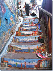 painted staircase