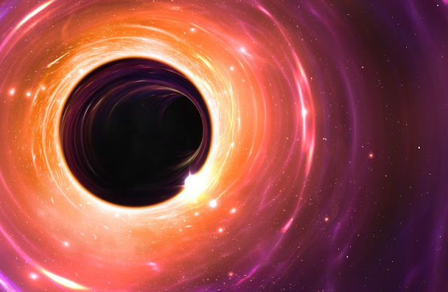 black hole event horizon photo