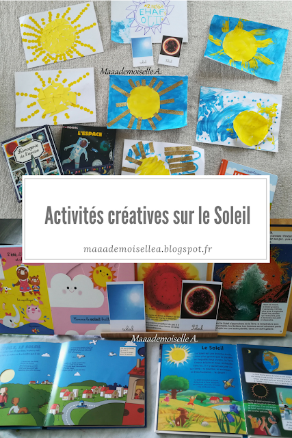 Activités créatives sur le Soleil - Maaademoiselle A.