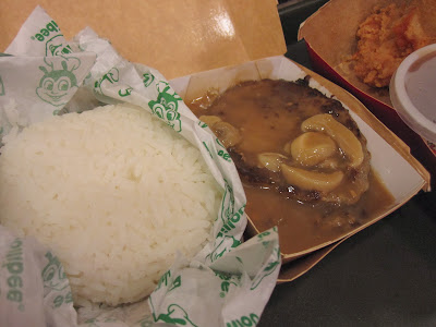 Jollibee, burger steak