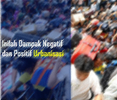 Banyaknya pembangunan yang terjadi di kota-kota besar di Indonesia dapat memacu terjadinya pertumbuhan ekonomi.  Sebagai dampaknya, kota-kota demikian akan mengakibatkan adanya magnet bagi penduduk untuk berdatangan mencari pekerjaan dan bertempat tinggal. Hal demikian sering diistilahkan dengan urbanisasi.  Pengertian Urbanisasi: Apa itu Urbanisasi?  Secara populer, pengertian urbanisasi didefinisikan sebagai perpindahan penduduk dari pedesaan menuju perkotaan. Akan tetapi, sesungguhnya arti demikian tidaklah seluruhnya pasar.  Walaupun demikian, arti atau pengertian urbanisasi sebenarnya adalah proporsi penduduk yang di perkotaan atau urban area.  Perkotaan (urban area) memiliki perbedaan dengan kota (city atau dalam hal ini urban area beda dengan kota.  Pengertian Urbanisasi Menurut Para Ahli Selain pengertian diatas, terdapat pendapat yang disampaikan oleh para ahli dalam memberikan batasan atau definisi akan urbanisasi. Lalu, apa pandangan para ahli dalam menyikapi urbanisasi. Adapun macam-macam pengertian urbanisasi dapat dilihat dibawah ini?  1. Pengertian Urbanisasi Menurut Ensiklopedi Nasional Indonesia  Menurut Ensiklopedi Nasional Indonesia bahwa pengertian urbanisasi adalah, suatu proses kenaikan proporsi jumlah penduduk yang tinggal di daerah perkotaan 2. Pengertian Urbanisasi Menurut Ir. Triatno Yudo Harjoko  Menurut Ir. Triatno Yudo Harjoko (2010) bahwa pengertian urbanisasi adalah suatu proses perubahan masyarakat dan kawasan dalam suatu wilayah yang non-urban menjadi urban.  3. Pengertian Urbanisasi Menurut Shoyo Kayono  Menurut Shogo kayono dalam Abbas (2002) memberikan pendapatnya bahwa pengertian urbanisasi adalah perpindahan dan pemusatan penduduk secara nyata yang memberi dampak dalam hubungannya dengan masyarakat baru yang dilatar belakangi oleh faktor sosial, ekonomi, politik dan budaya.  4. Pengertian Urbanisasi Menurut Keban  Menurut Keban dalam Abbas (2002) berpendapat bahwa pengertian urbanisasi adalah hanya dalam konteks demografi saja karena urbanisasi mengandung pengertian yang multidimensional.  Hal itu dapat ditinjau dari tiga persyaratan yang dimaksud dengan perkotaan.  Kepadatan penduduk 500 orang atau lebih perkilometer persegi.  Jumlah rumah tangga yang bekerja di sektor pertanian sebesar 25% atau kurang. Selain itu, mempunyai delapan atau leibh terlebih dalam fasilitas perkotaan.  Pertambahan penduduk di urban area (perkotaan) disebabkan oleh sejumlah factor. Faktor-faktor yang menyebabkan terjadinya urbanisasi yaitu:  Kelahiran alamiah yang terdapat di daerah tersebut. Perpindahan penduduk yang terjadi baik dari perkotaan atau dari pedesaan. Anexasi. Reklasifikasi.  Berdasarkan dari faktor tersebut, maka kaca mata pandangan terjadinya proses Urbanisasi tidak hanya pada fenomena kependudukan, melainkan terjadinya urbanisasi juga disebabkan hadirnya fenomena politik, ekonomi, sosial dan budaya.  Selain itu, faktor yang melandasi dari berbagai studi yang telah dilakukan oleh para ahli dan data yang telah terlampir, menampilkan bahwa semakin maju tingkat perekonomian suatu negara, maka dampak yang ditimbulkan juga akan meningkatkan terjadinya urbanisasi.  Namun urbanisasi dapat menimbulkan berbagai macam masalah disebabkan tidak ada pengendalian di dalamnya. Masalah demikianlah yang dihadapi Negara Indonesia saat ini yaitu pertumbuhan konsentrasi penduduk yang tinggi. Dampak negatif yang lebih besar, hal demikian tidak diikuti dengan adanya kecepatan yang sedanding dengan hadirnya perkembangan industrialisasi. Hal ini membawa dampak bencana yang lebih besar yang menimbulkan terjadinya fenomena yaitu urbanisasi berlebih. Adanya urbanisasi yang berlebih ini telah menimbulkan berbagai dampak di Indonesia. Tidak hanya menimbulkan dampak di kota yang dituju namun juga menimbulkan dampak di desa yang ditinggalkan.  Dampak yang terjadi kota antara lain yaitu meningkatnya angka kemiskinan sehingga membawa dampak yang dimana pemukiman kumuhnya juga meningkat, peningkatan urban crime dan masih banyak masalah lain.  Di desa juga akan timbul dampak negatif diantaranya yakni berkurangnya sumber daya manusia karena penduduknya telah pergi ke kota, desa akhirnya tidak mengalami perkembangan yang nyata.  Dampak - Dampak Urbanisasi Di Indonesia, persoalan urbanisasi sudah dimulai dengan digulirkannya beberapa kebijakan �gegabah� yang terjadi saat era orde baru. Hal itu kemudian menular hingga saat ini.  1. Determinist Theory (theory of urban anomie) Menurut Writh (1938) yang merupakan tokoh yang paling berpengaruh dalam teori ini dengan memulai analisanya dmendefinisikan �kota� sebagai sebuah wilayah yang relatif besar, padat, dan tempat tinggal yang sifatnya permanen dari individu yang secara sosial sangat beragam. 2. Compositional theory Beda halnya dengan Determinist Theory, teori Compositional Theory mendefinisikan bahwa urbanisasi tidak berdampak secara langsung terhadap individu atau masyarakat.  3. Subculture theory Sedangkan hadirnya teori ini sebagai hasil sintesa dari Determinist Theory dan Compositional theory. Menurut teori Subculture Theory bahwa melihat bahwa urbanisasi berdampak langsung terhadap individu dan masyarakat tetapi tidak mengintervensi.  Dampak - Dampak Negatif Urbanisasi  Dampak negatif yang ditimbulkan oleh tingginya arus urbanisasi di Indonesia adalah sebagai berikut : 1. Semakin Minimnya Lahan Kosong di Daerah Perkotaan Pertambahan penduduk kota yang begitu pesat, sudah sulit diikuti kemampuan daya dukung kotanya. Saat ini, lahan kosong di daerah perkotaan sangat jarang ditemui.  2.  Menambah Polusi di Daerah Perkotaan Masyarakat yang melakukan urbanisasi baik dengan tujuan mencari pekerjaan maupun untuk memperoleh pendidikan, umumnya memiliki kendaraan.  3. Penyebab Bencana Alam Para urban yang tidak memiliki pekerjaan dan tempat tinggal biasanya menggunakan lahan kosong di pusat kota maupun di daerah pinggiran Daerah Aliran Sungai.  4. Pencemaran yang Bersifat Sosial dan Ekonomi Kepergian penduduk desa ke kota untuk mengadu nasib tidaklah menjadi masalah apabila masyarakat mempunyai keterampilan tertentu yang dibutuhkan di kota.  5. Penyebab Kemacetan Lalu Lintas Padatnya penduduk di kota menyebabkan kemacetan dimana-mana, ditambah lagi arus urbanisasi yang makin bertambah.  6. Merusak Tata Kota Pada negara berkembang, kota-kotanya tidak siap dalam menyediakan perumahan yang layak bagi seluruh populasinya.  Dampak - Dampak Positif Urbanisasi Penyebab terjadinya urbanisasi di berbagai negara tidaklah boleh disamakan, terlebih lagi di Indonesia. Terdapat faktor tersendiri yang melandasi terjadinya urbanisasi.  Akan tetapi, secara umum terjadinya urbanisasi diakibatkan oleh ketimbangan keruangan, khususnya di dalam ketimpangan penduduk dan ekonomi.  Walaupun demikian, adanya urbanisasi dapat membawa dampak yang dpaat bersifat positif. Adapun dampak positif urbanisasi yaitu:  1.Struktur Ekonomi Menjadi Lebih Beragam  Hadirnya macam-macam usaha, yaitu transportasi, perdangan, bermacam usaha yang terdapat di bidang jasa dll.  2. Berkembangnya Usaha di Bidang Wiraswasta Hal itu akan membawa dampak positif dengan banyaknya wirausaha baru dibidang peternakan dan pangan misalnya kerajinan tangan, peternakan ayam, burung puyuh dan pariwisata.  3. Meningkatnya Harga Tanah Dengan hadirnya urbanisasi, maka terjadi peningkatan dalam pembelian tanah. Sejalan dengan teori ekonomi yaitu permintaan dan penawaran maka akan meningkatkan harga tanah baik yang terdapat di kota maupun yang terletak di pinggiran kota.  4. Berkembangnya Industrialisasi.  Dengan adanya urbanisasi, maka secara langsung akan menyebabkan tenaga kerja yang murah, pasaran meluas sehingga hal itu cenderung untuk dimanfaatkan dalam mengembangkan dan meningkatkan industrialisasi.  5. Berkembangnya di Bidang Pendidikan  Adanya urbanisasi, membawa dampak yang baik bagi kehidupan pendidikan masyarakat. Hal ini terjadi dikarenakan selain disebabkan landasan UU, juga disebabkan kualitas pendidikan yang terletak di perkotaan menjadi faktor tersendiri masyarakat dalam mengeyam pendidikan yang lebih baik.  Demikianlah informasi mengenai dampak negative urbanisasi dan dampak positif urbanisasi. Sekian dari informasi ini semoga dapat meningkatkan cakrawala pengetahuan kita Bersama. Sekian dan terima kasih. Salam Berbagi Teman-Teman. 