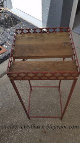 Eclectic Red Barn: Cut boards for plant stand