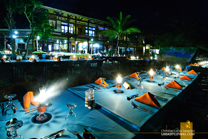 Beachside Dinner at El Rio y Mar Resort in Coron, Palawan