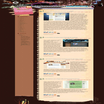 free blogger template convert wordpress theme to blogger Touching Music blogger template