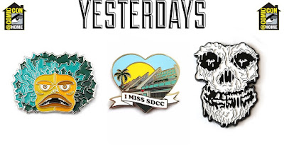 San Diego Comic-Con 2020 Exclusive Yesterdays Enamel Pins by Tom Whalen, Alex Pardee & More!