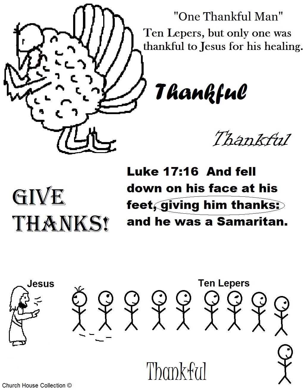 Church House Collection Blog: Thanksgiving Lesson for ...