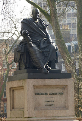 Statue of Charles James Fox, Bloomsbury Square, London