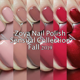 Zoya Nail Polish Sensual Collection Fall 2019 Sampler A