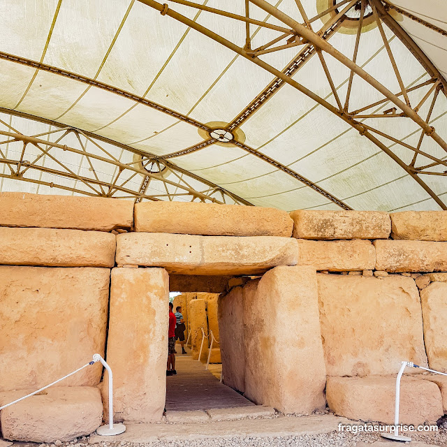 Templo megalítico de Hagar Qim em Malta