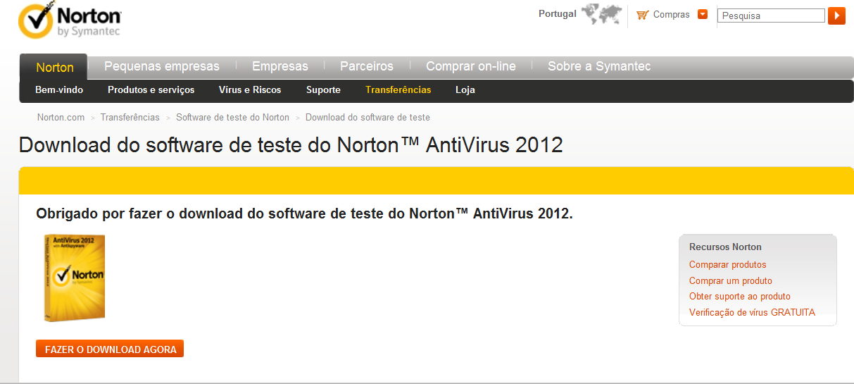 Antivirus norton preço