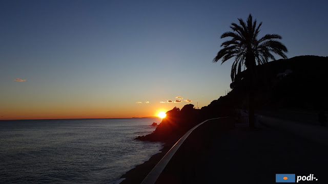 tramonto fra Caella e San Pol