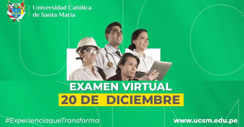 Resultados UCSM 2021 (Domingo 20 Diciembre 2020) Lista de Ingresantes - Segundo Examen Virtual General Ordinario - Universidad Católica de Santa María (AREQUIPA) www.ucsm.edu.pe