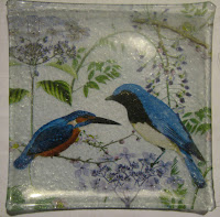 Cenicero Decoupage vidreo