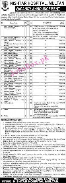 latest-jobs-in-nishtar-hospital-multan