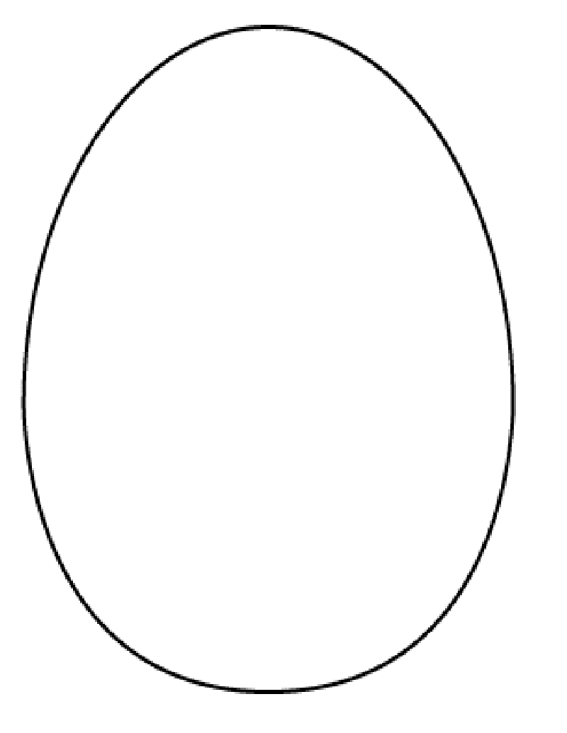 Easter Egg Template 9