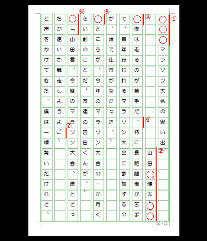 原稿用紙の書き方 楽しく文章を書こう Yukioの勉強部屋 原稿用紙の書き方 楽しく文章を書こう Yukioの勉強部屋