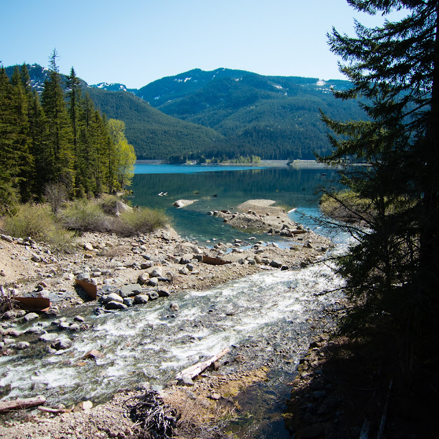 Keechelus Lake as seen from Palouse to Cascades Trail