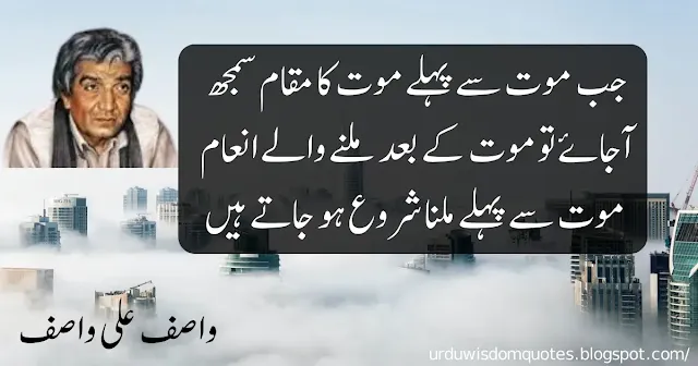 Best Wasif Ali Wasif Quotes in Urdu