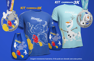 Kit coureur Disney Magic Run Sao Paulo 2018