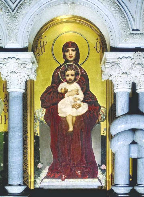 M.Vrubel,  "The Blessed Virgin Mary With Child"