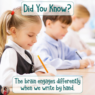 Lots of research has been done investigating how writing by hand affects brain functions compared to typing on a keyboard.
