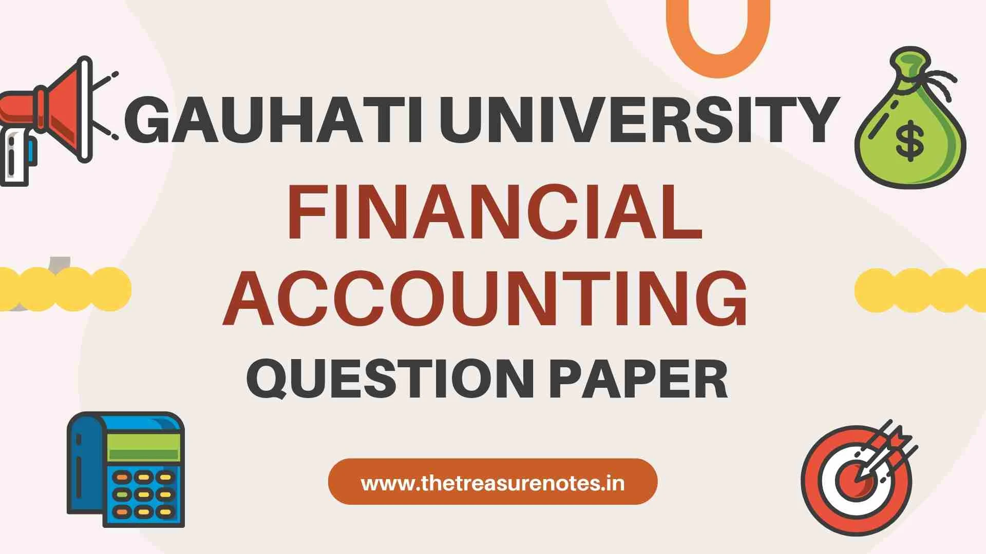 GU Financial Accounting Question Paper 2019 [Gauhati University BCom 1st Sem]