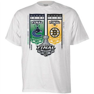 Bruins versus Canucks Stanley Cup Finals T-Shirt