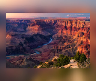 This is an illustration of Grand Canyon National Park (One of the Most Beautiful National Parks in the World
