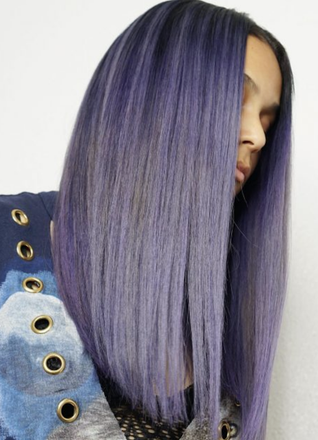 lavender hair highlights 2020