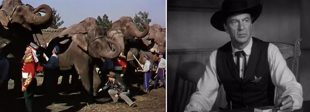 1952's Oscar frontrunners: The Greatest Show
on Earth (left) and High Noon (right)