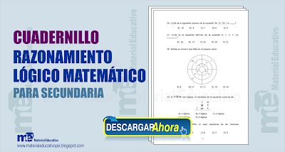 RAZONAMIENTO LÓGICO MATEMÁTICO PARA SECUNDARIA