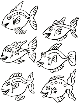 Pescado Dibujos Para Colorear