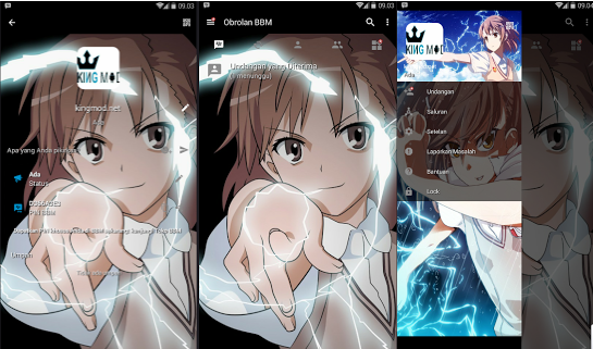 BBM Mod Anime Kartun Transparan Full DP Terbaru v3.0.1.25 