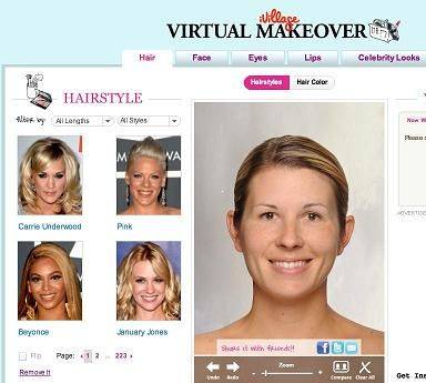 try on hairstyles for free online. The gist of it--you can try on