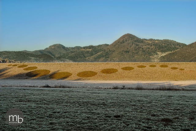 Land art of frost, ice and snow Miha Brinovec