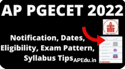 AP PGCET-2022-Notification Released-All the Details Here