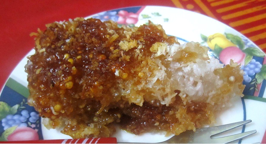 Alyna's Recipes And Stories: Kuih Habuk2 Sago Gula Melaka